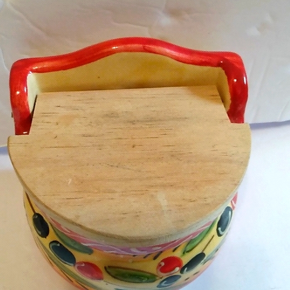 Pier 1 Imports Olive Salt Cellar - Picture 2 of 8